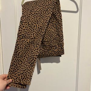 JCrew NWT print toothpick pants